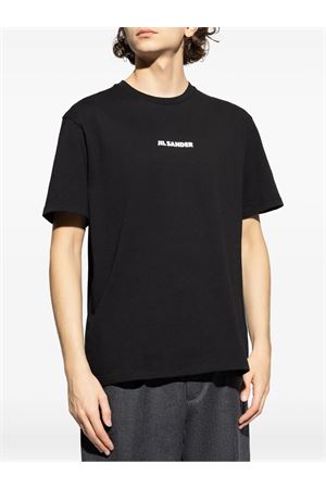 Black cotton T-shirt JIL SANDER | J22GC0237J20103001